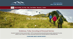 Desktop Screenshot of cascadeinvestors.com